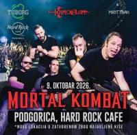 Promijenjena lokacija koncerta Mortal Kombata u Podgorici zbog najavljene kiše
