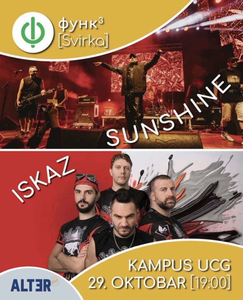 Sunshine i Iskaz sjutra nastupaju na FUNK-u