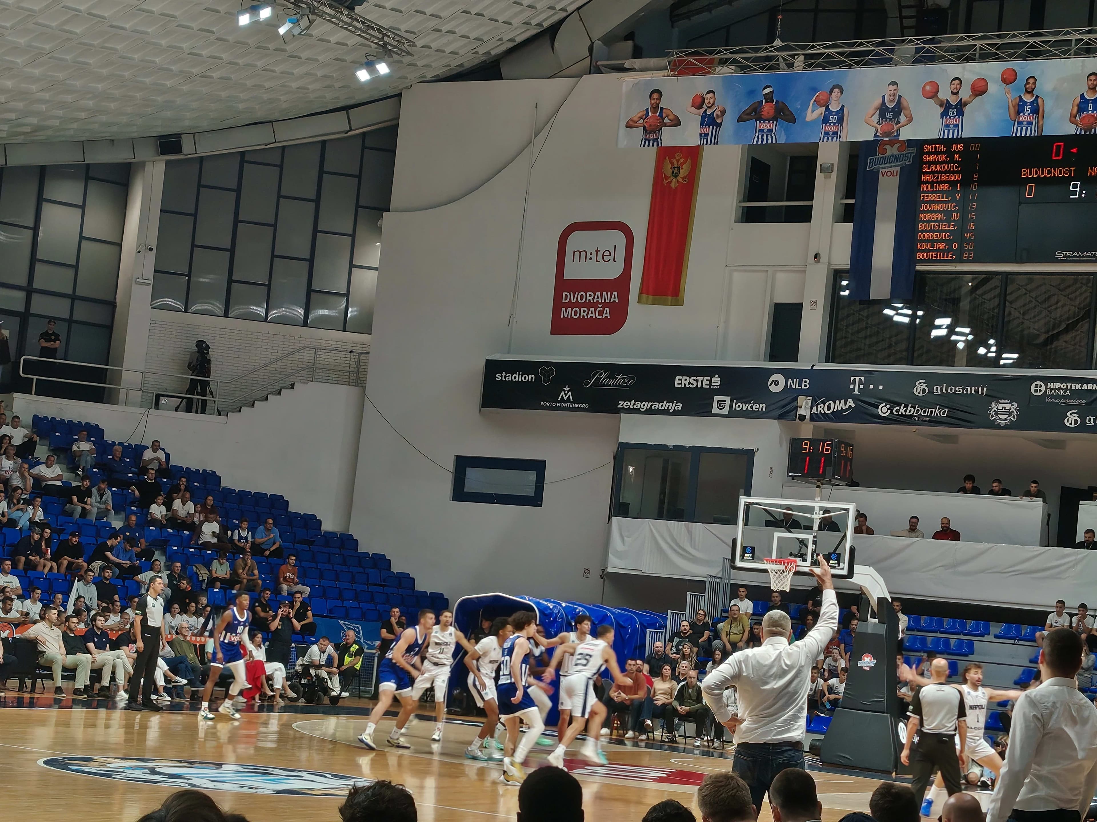 Napoli slavio u Morači, Budućnost poražena 93:75
